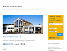 Tablet Screenshot of hoteller-frederikshavn.dk